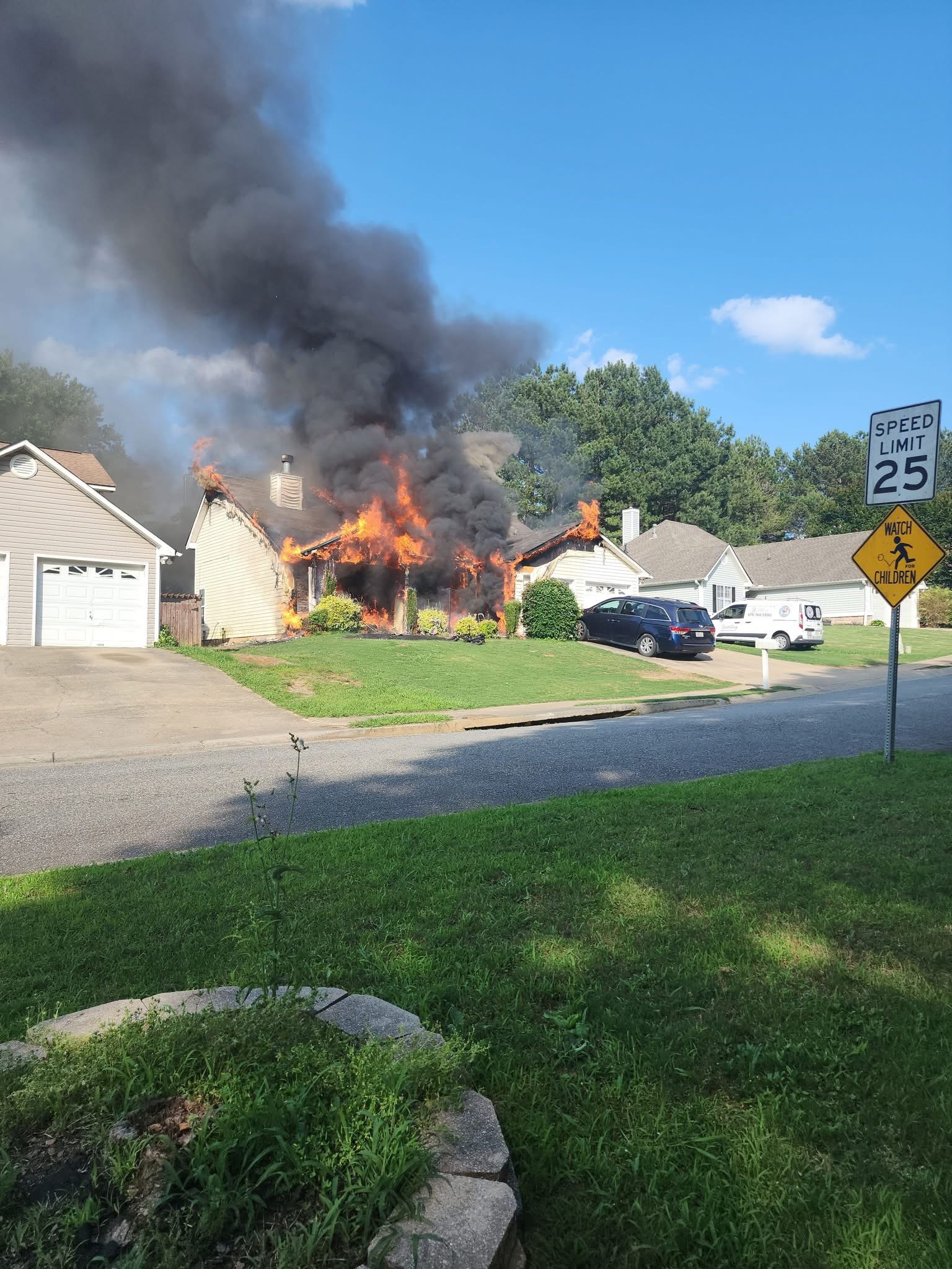 Residential Structure Fire on Hillcrest Lane