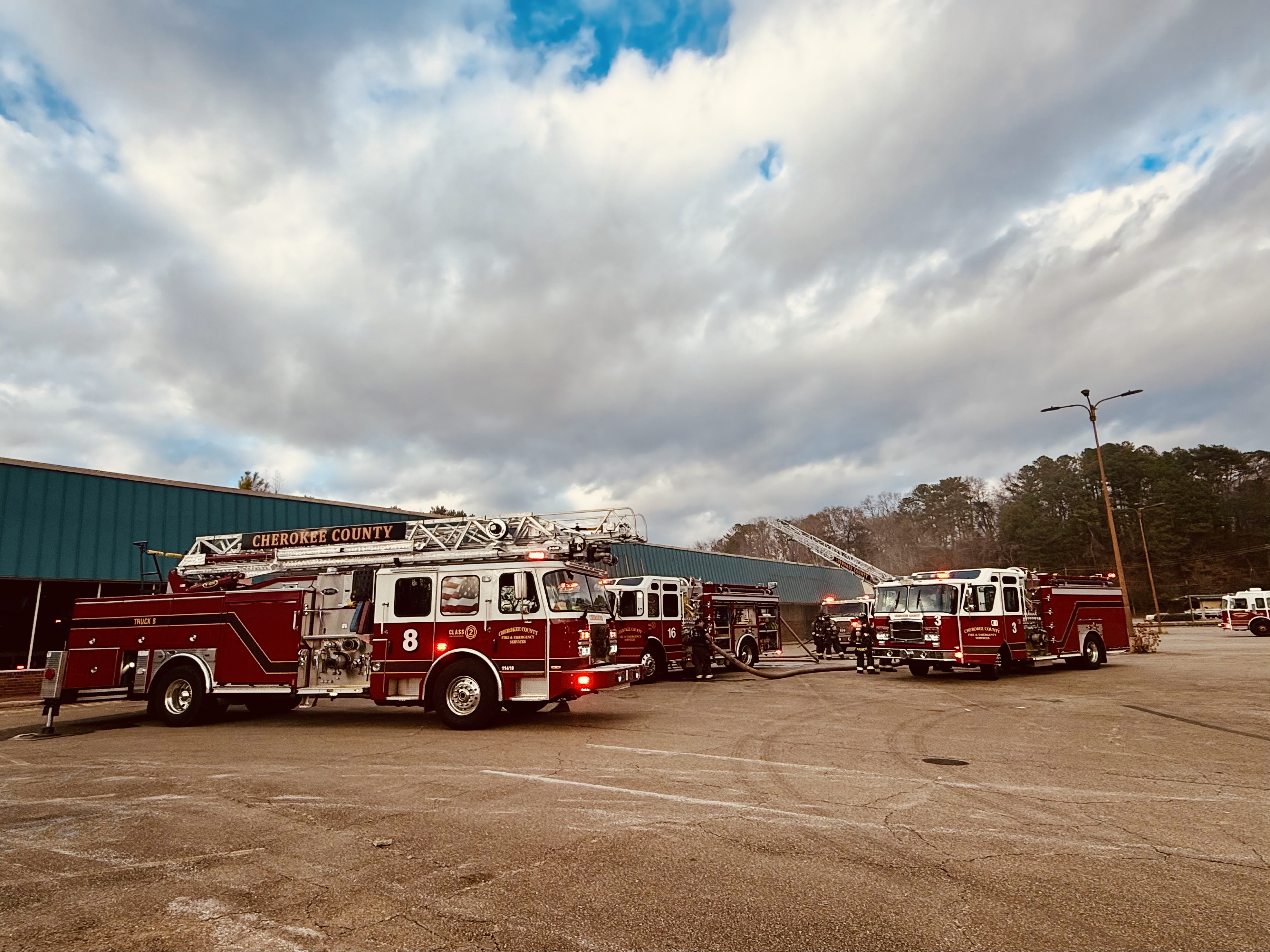 Commercial Structure Fire - Marietta Rd., Canton