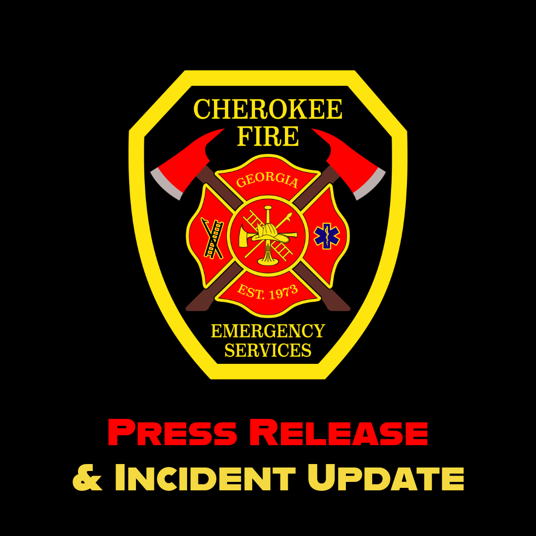 CCFES Logo with announcement of Press Release & Incident Update