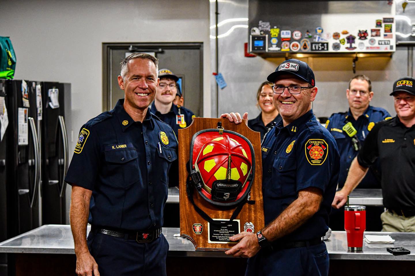 Captain Rogers Retires After 21 Years of Service to CCFES