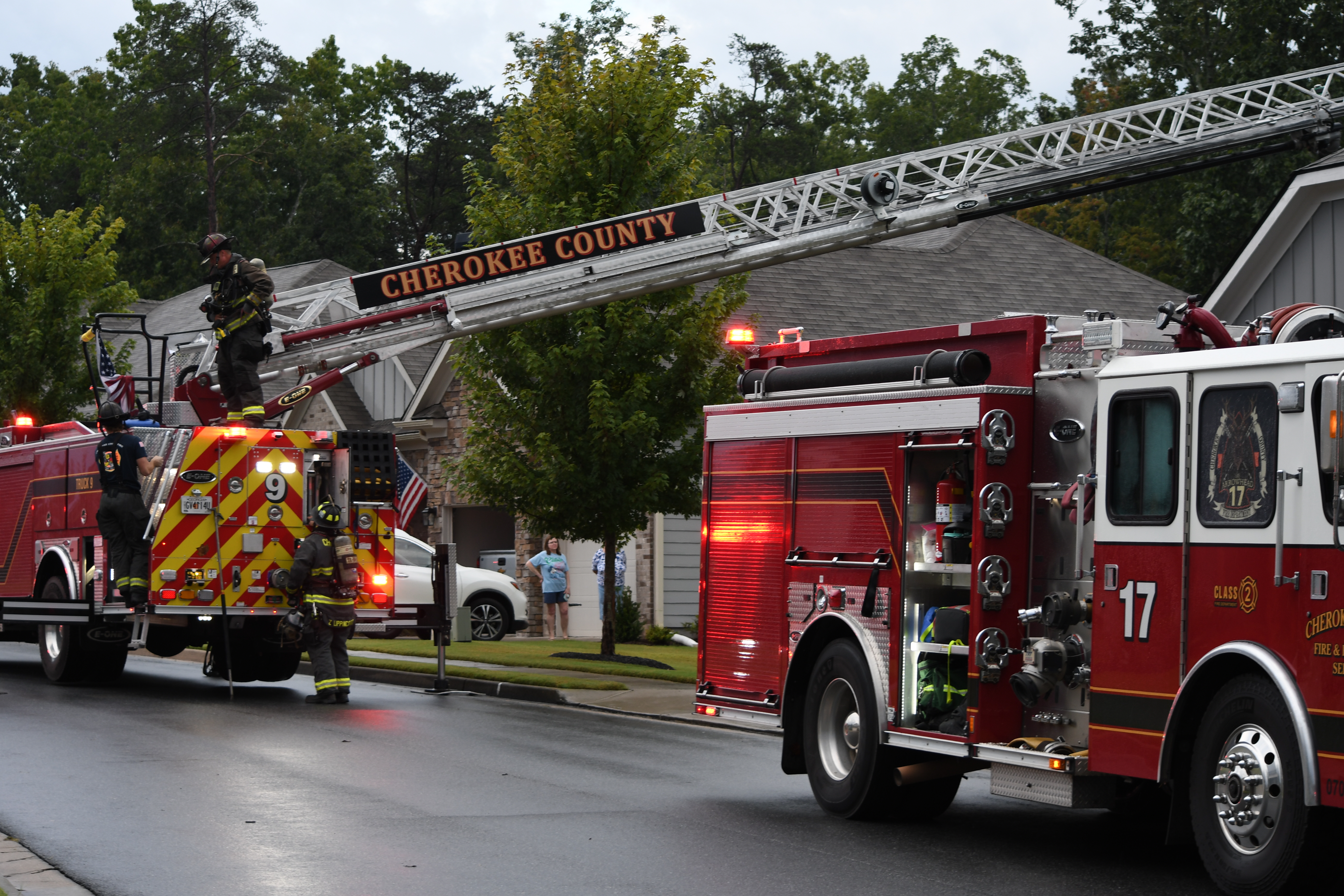 Cherokee Fire Responds to Early Morning Lightning Strike